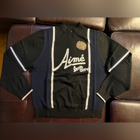 Aime Leon Dore ALD Aimé Knit Long-Sleeve Cycling Jersey Sweater Men’s Size XL - Picture 1 of 11